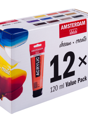 AMSTERDAM VALUE PACK 12x120ml