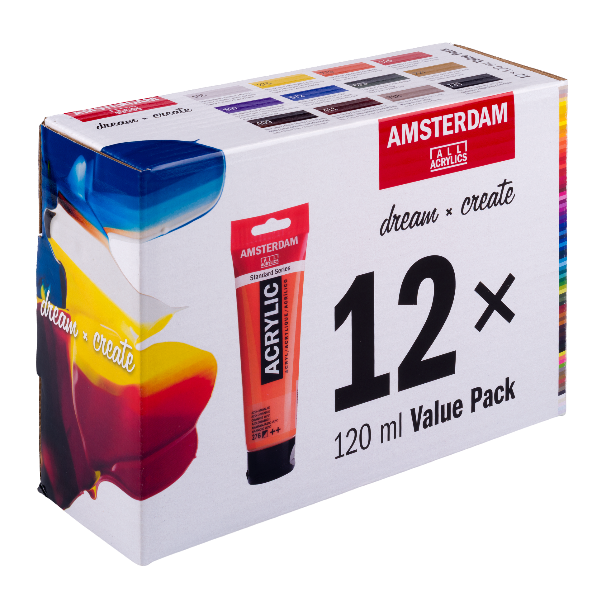 AMSTERDAM VALUE PACK 12x120ml