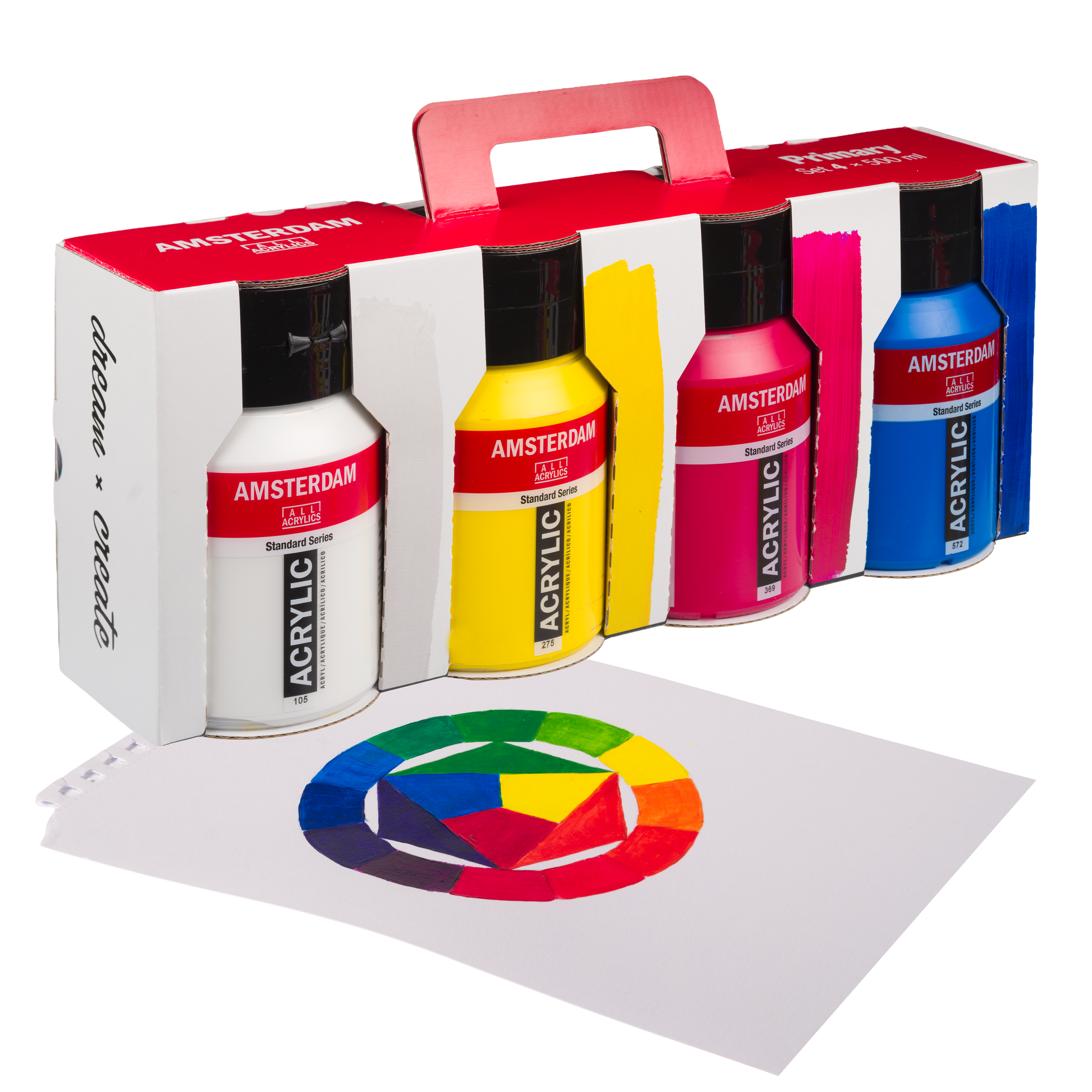 AAC COLORI PRIMARI SET 4x500ML