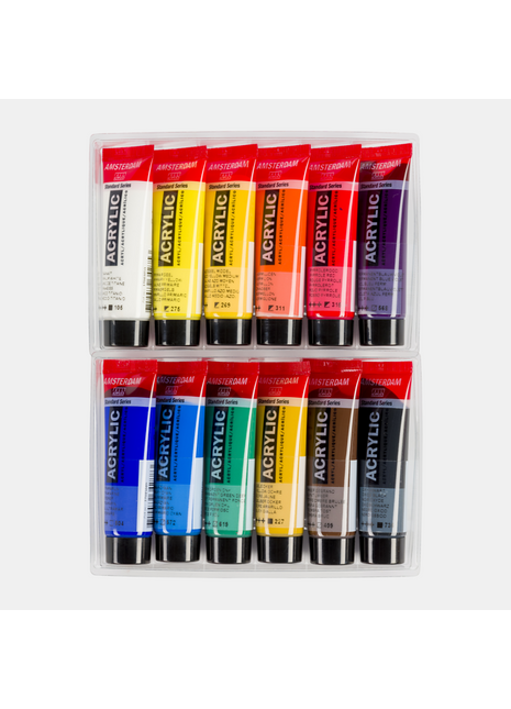 AMSTERDAM COLORI ACRILICI 12X20ML
