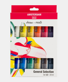 AMSTERDAM COLORI ACRILICI 12X20ML