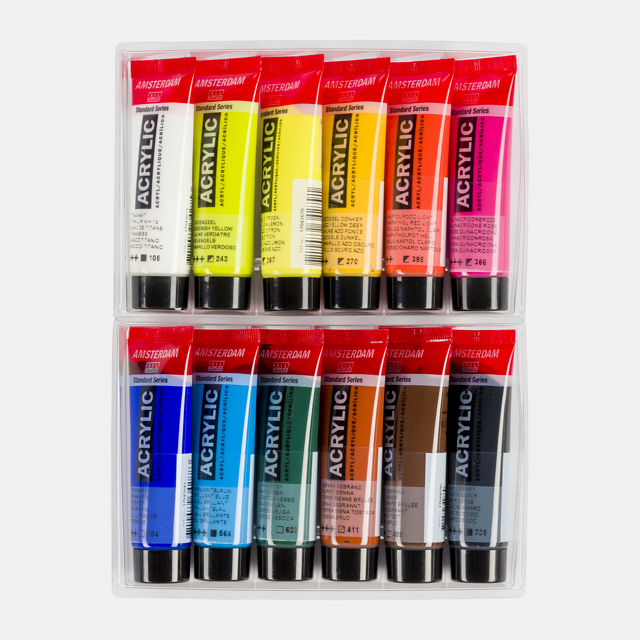 AMSTERDAM COLORI ACRILICI 12X20ML PAESAGGIO