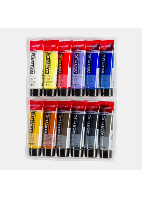 AMSTERDAM COLORI ACRILICI 12X20ML PAESAGGIO URBANO