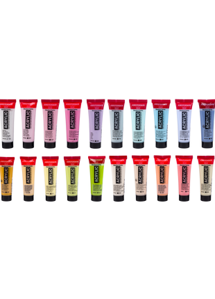 AMSTERDAM COLORI ACRILICI 24X20ML SOFT COLORS