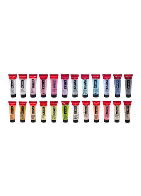 AMSTERDAM COLORI ACRILICI 24X20ML SOFT COLORS