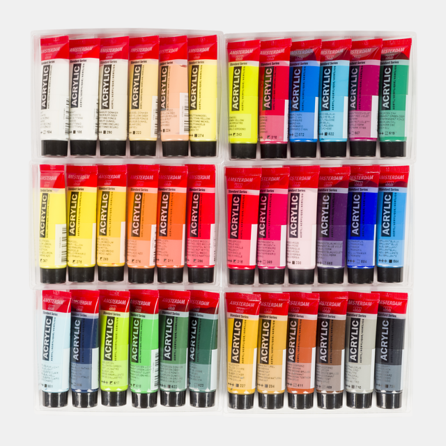 AMSTERDAM COLORI ACRILICI 36X20ML