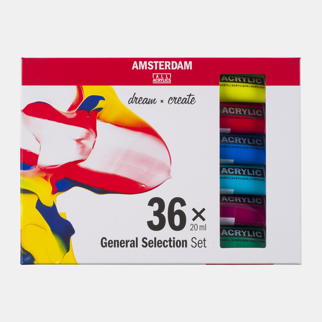 AMSTERDAM COLORI ACRILICI 36X20ML