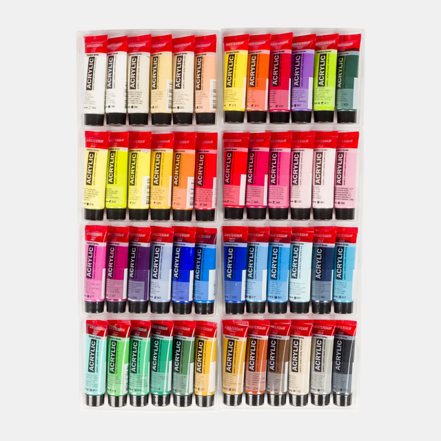 AMSTERDAM COLORI ACRILICI 48X20ML