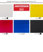 AMSTERDAM COLORI ACRILICI 5X120ML PRIMARY