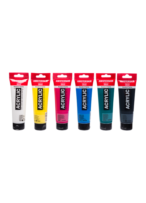 AMSTERDAM COLORI ACRILICI 6X120ML