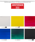 AMSTERDAM COLORI ACRILICI 6X120ML