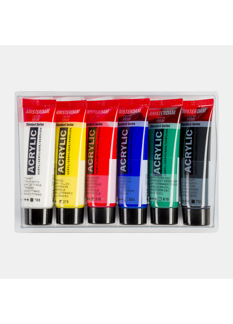 AMSTERDAM COLORI ACRILICI 6X20ML