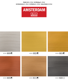 AMSTERDAM COLORI ACRILICI 6X20ML METALLICI