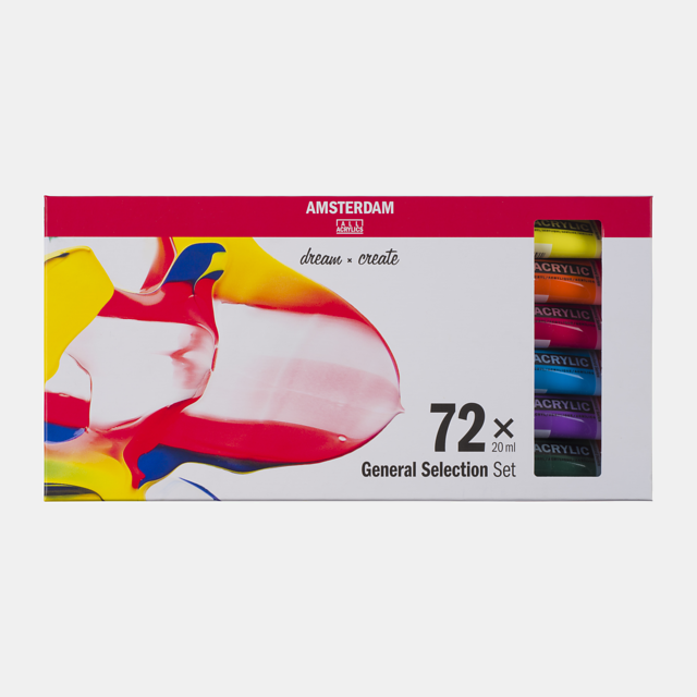 AMSTERDAM COLORI ACRILICI 72X20ML