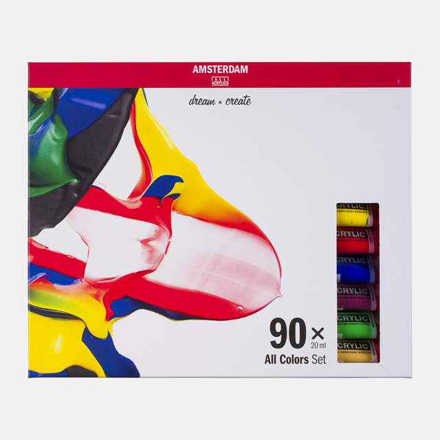 AMSTERDAM COLORI ACRILICI 90X20ML