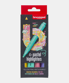 BR EVIDENZIATORI SET 4 PASTEL