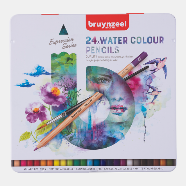 BR EXPRESSION WATERCOLOR SET 24