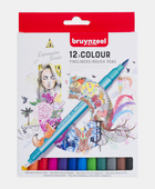BR FINELINER/BRUSHPEN SET 12