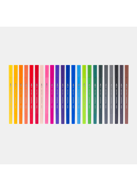 BR FINELINER/BRUSHPEN SET 24