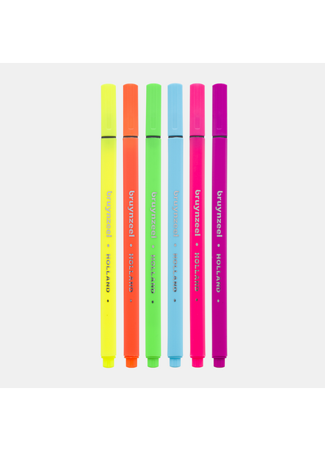 BR FINELINER NEON SET 6