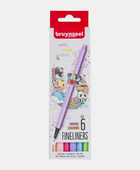 BR FINELINER PASTEL SET 6