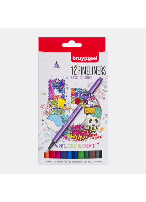 BR FINELINER SET 12