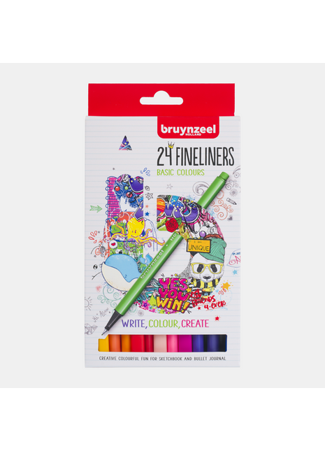 BR FINELINER SET 24