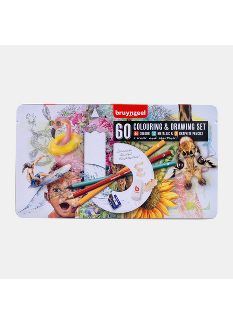 BR MATITE COLORATE SET ARTISTA CREATIVO