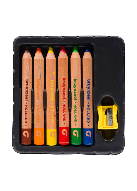 BR MATITE COLORATE SOFT SET 6