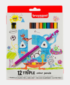 BR MATITE COLORATE TRIPLE SET 12