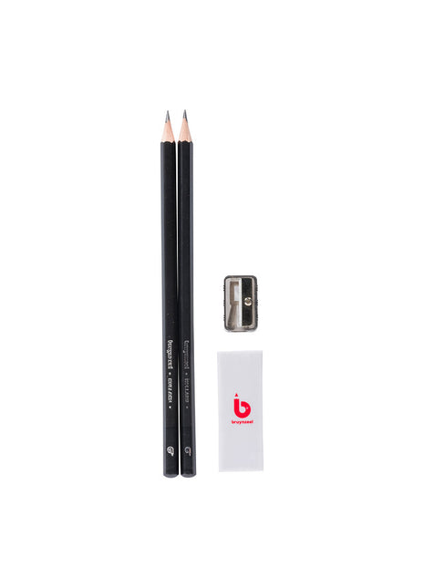 BR MATITE GRAFITE SET 2 GOMMA+TEMPERINO