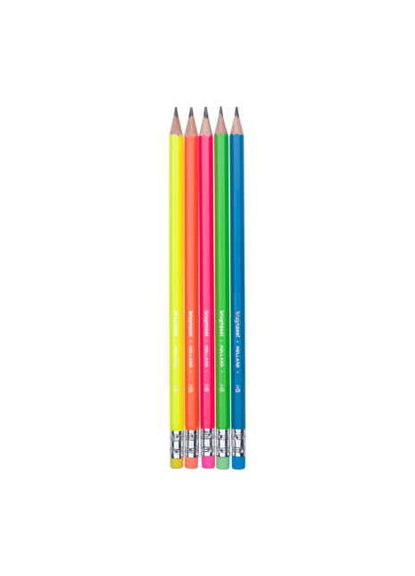 BR MATITE GRAFITE NEON SET 5 HB