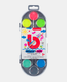 BR PITTURA AD ACQUERELLO SET NEON&METALLIC