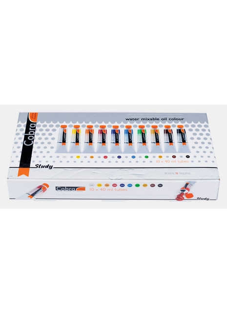 COBRA COLORI AD OLIO IDROSOLUBILI STUDY SET 10X40ML