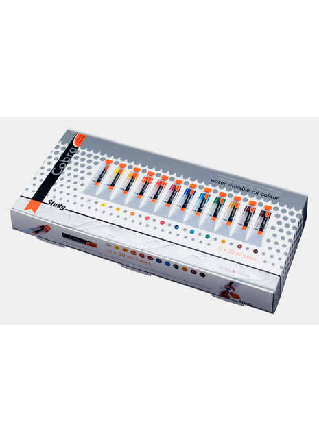 COBRA COLORI AD OLIO IDROSOLUBILI STUDY SET 12X20ML