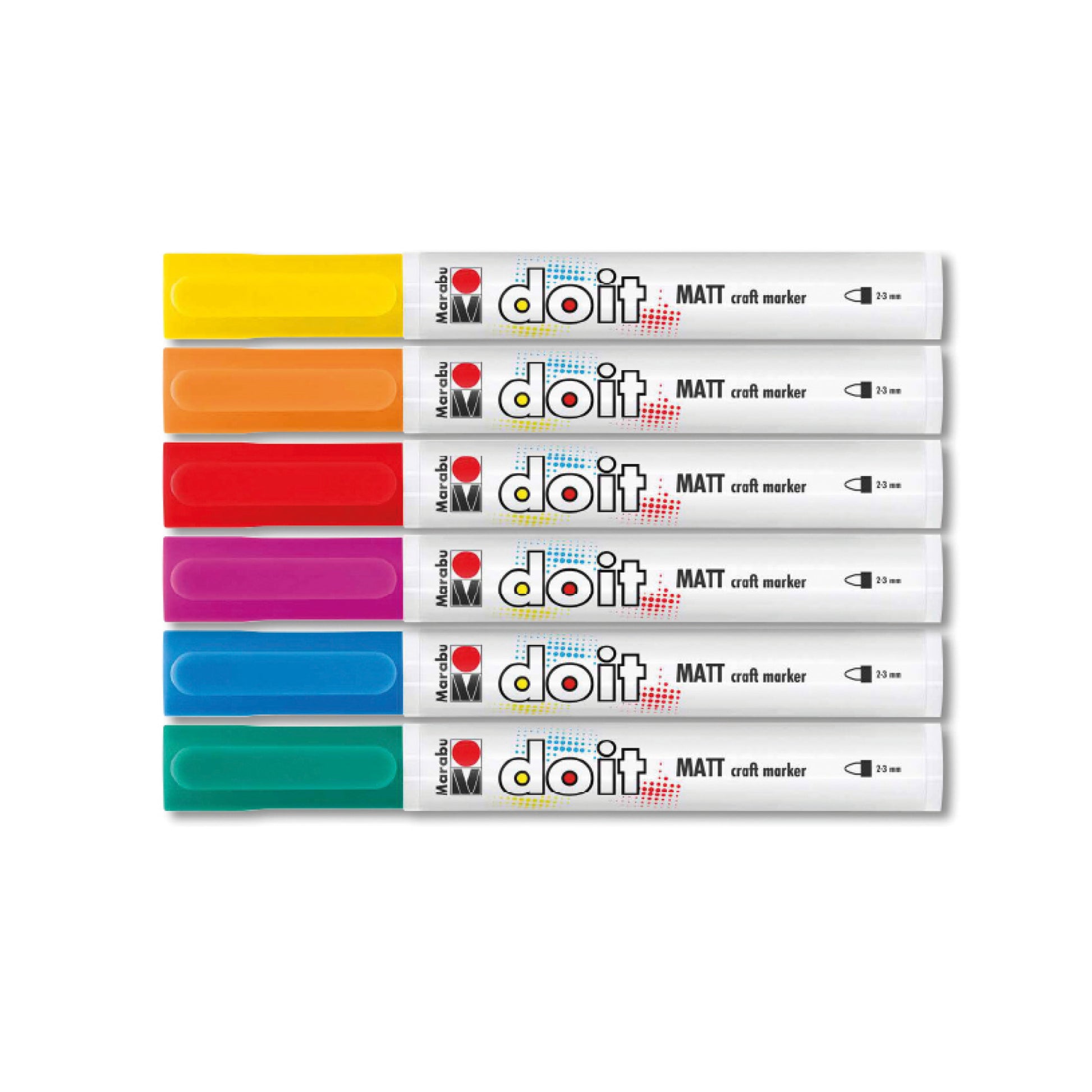 DO IT CRAFT PENNARELLO COLORE ACRILICO SET 6