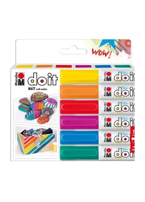 DO IT CRAFT PENNARELLO COLORE ACRILICO SET 6