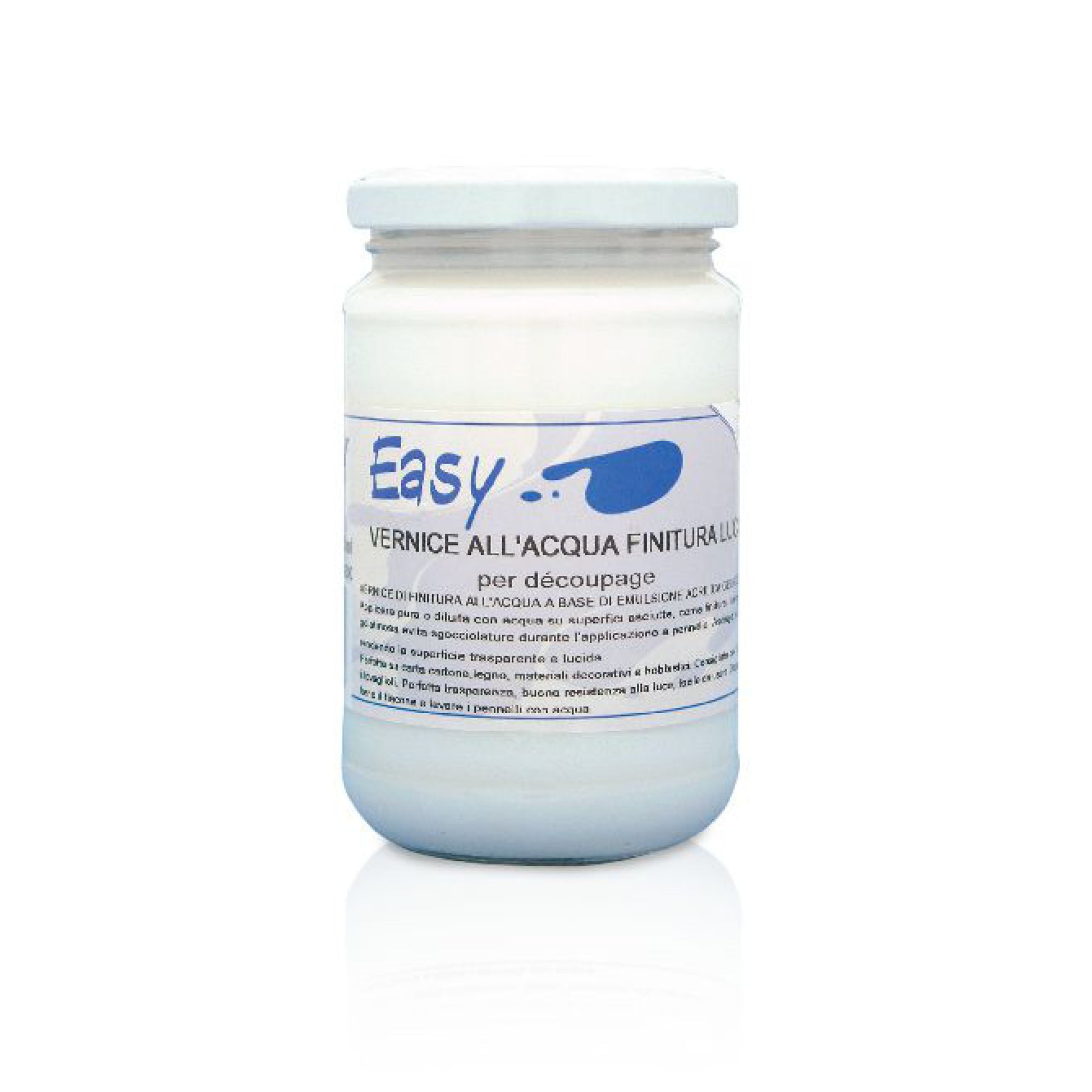 Easy - Vernice all’acqua acrilica lucida per découpage