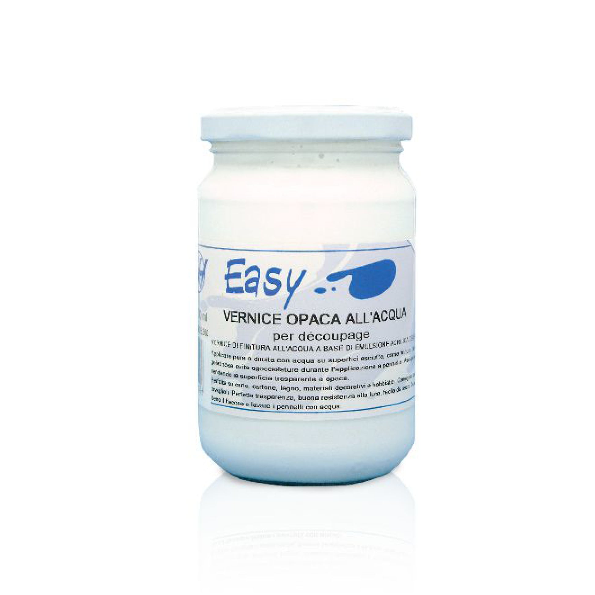 Easy - Vernice all’acqua acrilica opaca per découpage