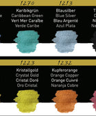 FINETEC  COLORI ACQUERELLABILI SET RAINBOW