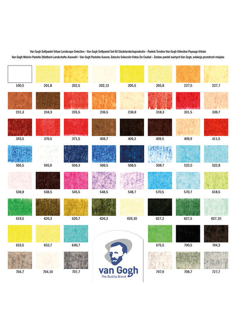 GSP SOFT PASTEL SET 60