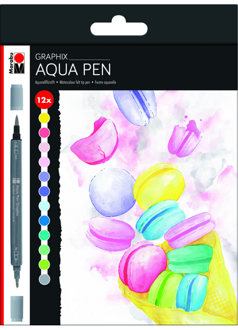 MA AQUA PEN  GRAPHIX SET 12
