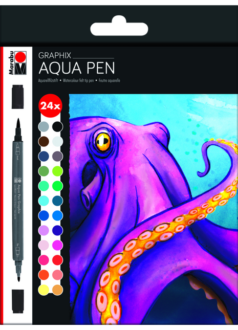 MA AQUA PEN GRAPHIX SET 24