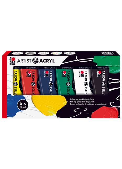 MA ARTIST ACRYL 6 X 75 ML