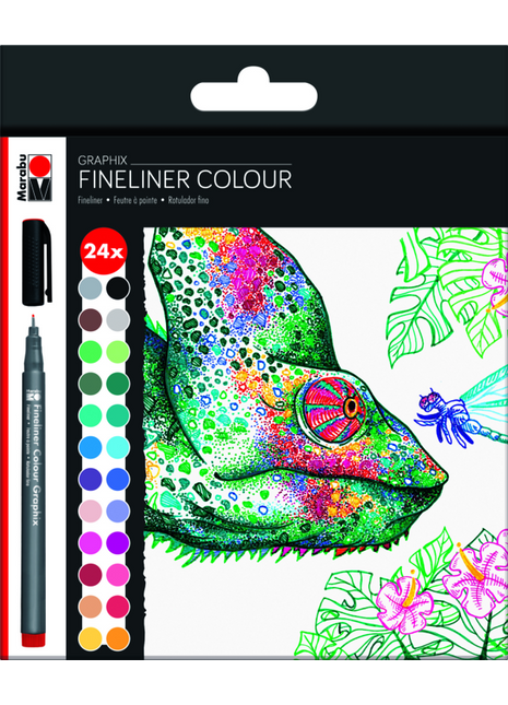 MA FINELINER COLOUR GRAPHIX SET 24