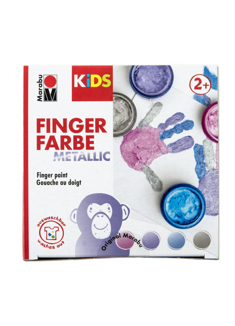 MA KIDS COLORI A DITA 4 X 100 ML METALLIC