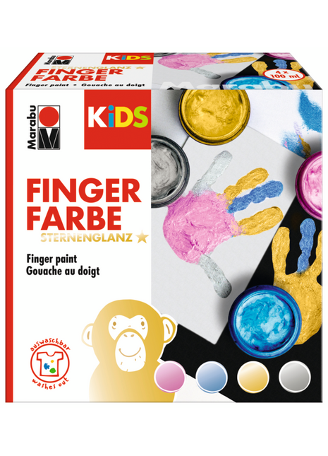 MA KIDS COLORI A DITA 4 X 100 ML STELLE CADENTI