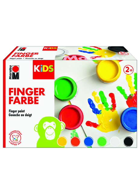 MA KIDS COLORI A DITA 6 X 100 ML