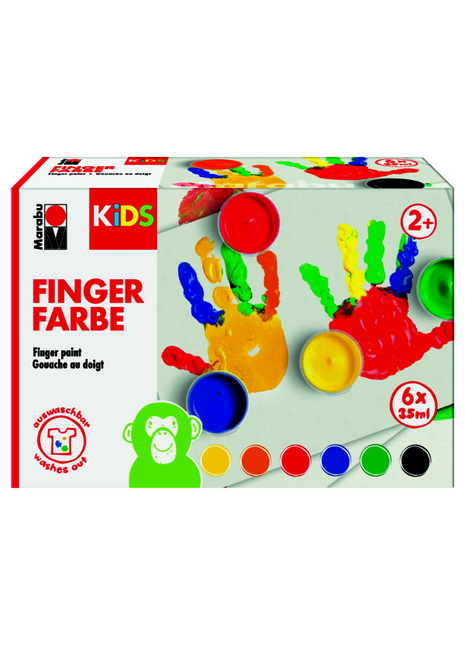 MA KIDS COLORI A DITA 6 X 35 ML