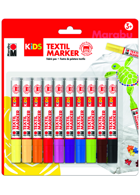 MA KIDS COLORI PER TESSUTO SET 10